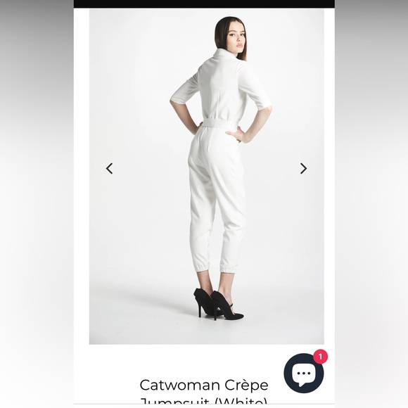 L’ecole des Femmes Catwoman Crepe Jumpsuit - Picture 7 of 11